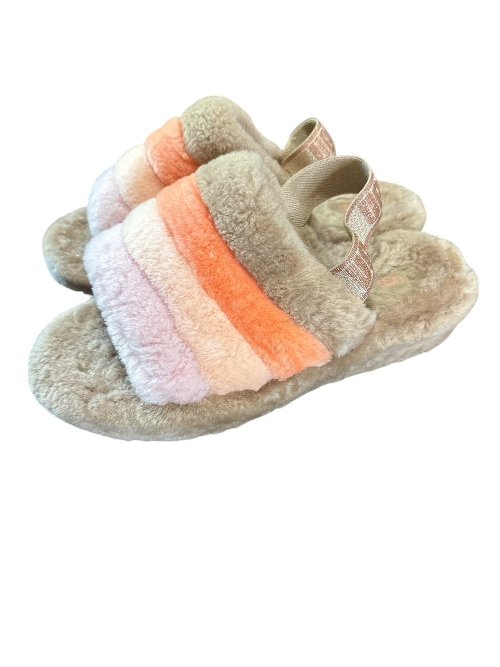UGG fluff yeah sling back sandals